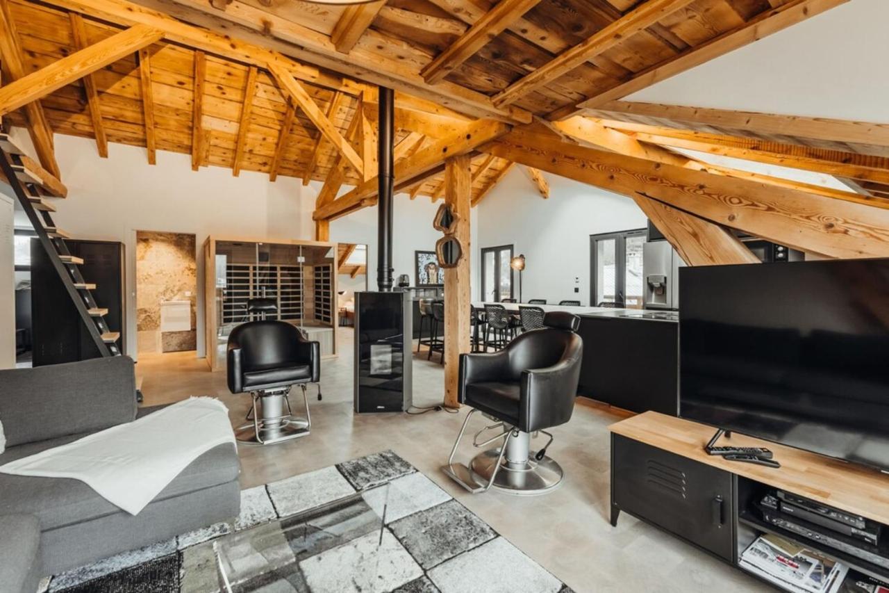 Luxurious 3-Bedroom Flat With Sauna And Garage Chamonix Exteriör bild