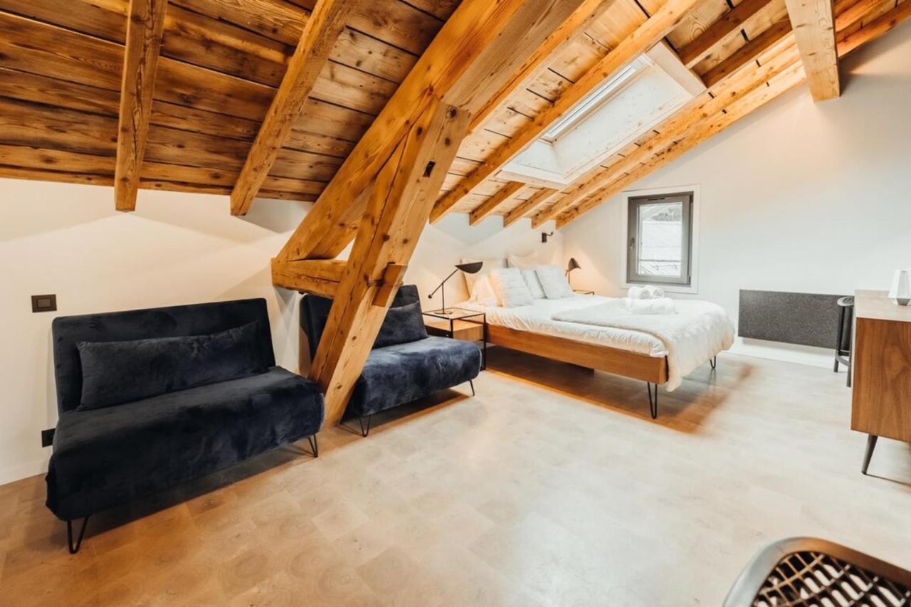 Luxurious 3-Bedroom Flat With Sauna And Garage Chamonix Exteriör bild